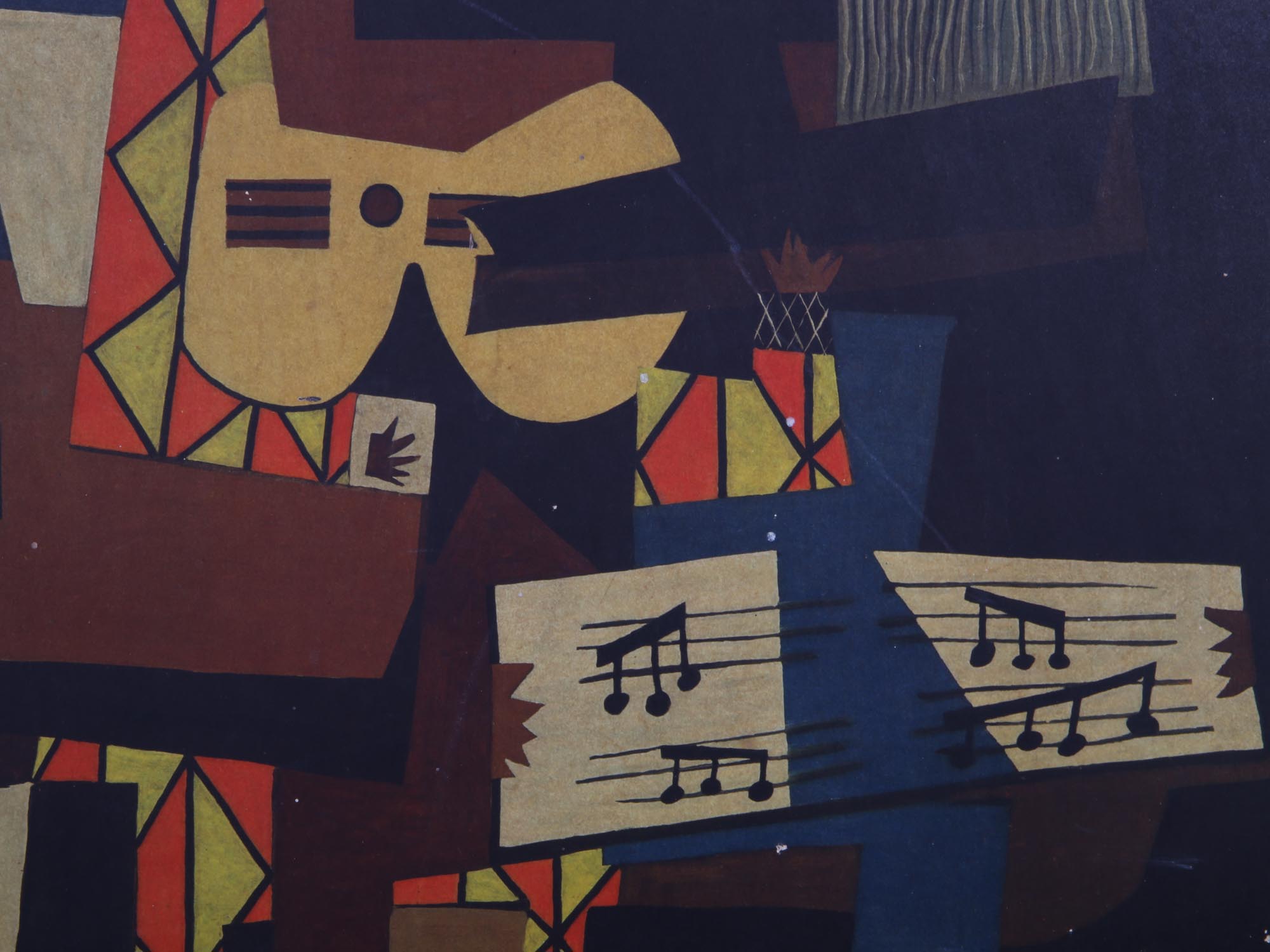 SPANISH PRINT BOARD MUSICIANS AFTER PABLO PICASSO PIC-2